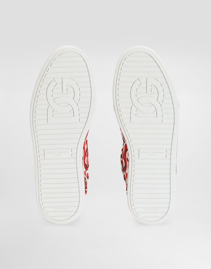 Dolce & Gabbana Majolica-print cotton saint tropez light sneakers Dolce & Gabbana Majolica-print cotton saint tropez light sneakers Multicolor CS2306A0537