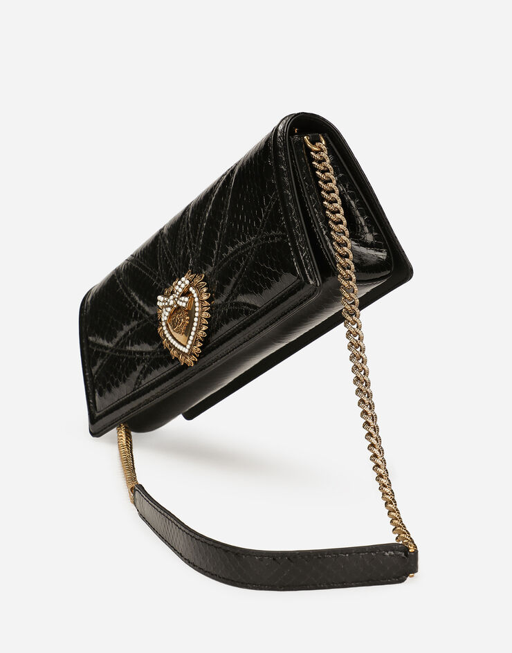 Dolce&Gabbana Devotion baguette bag Black BB7347A2Y43