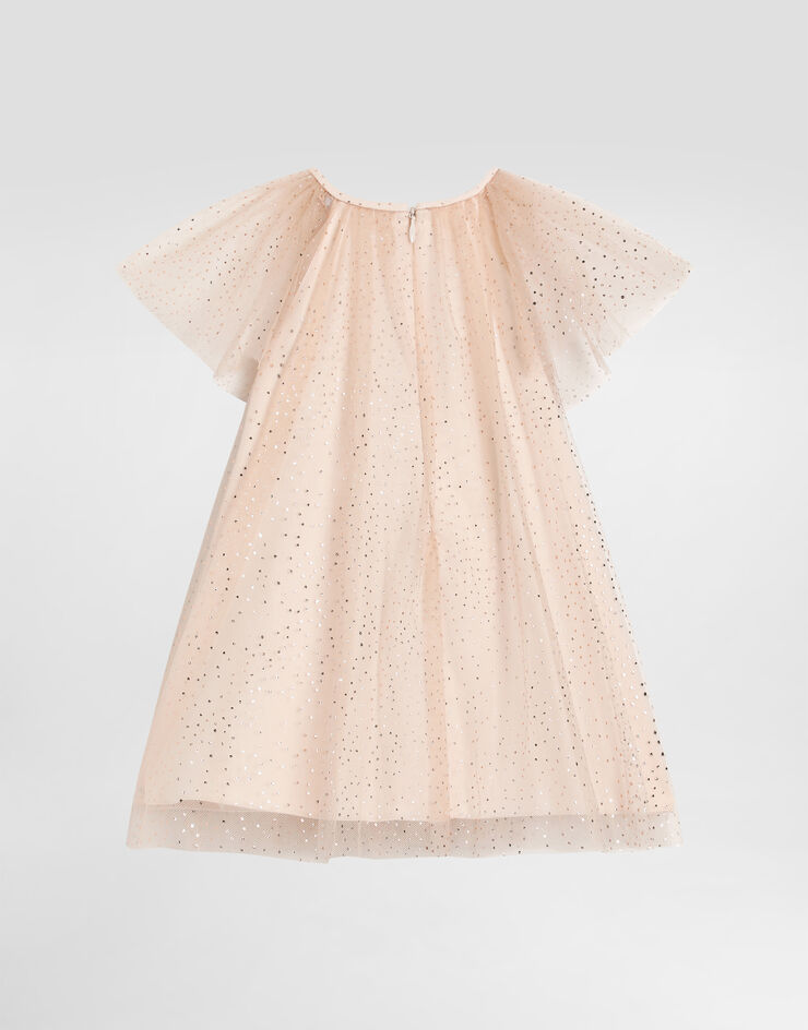Dolce & Gabbana Tulle dress with polka dot print Print L24DK6FSSK6
