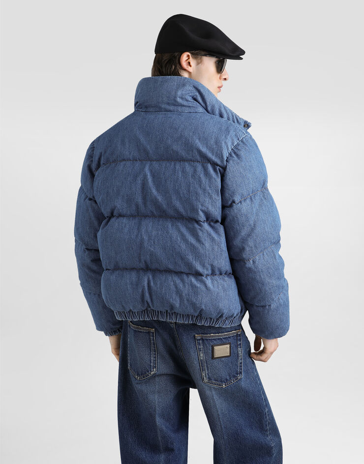 Dolce & Gabbana Cotton denim padded jacket Multicolor G9BUCDG8NW5