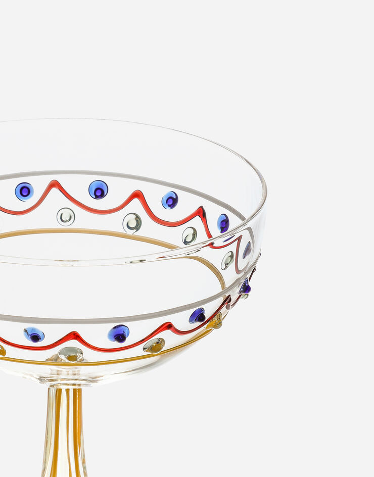 Dolce & Gabbana Champagne Glass Multicolor TCB027TCALV