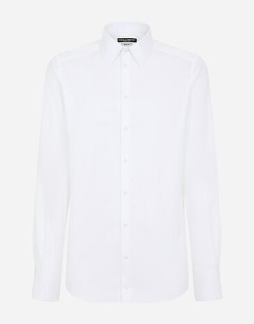 Dolce & Gabbana Cotton micro-jacquard Martini-fit shirt Print G5JH9TIS1SG