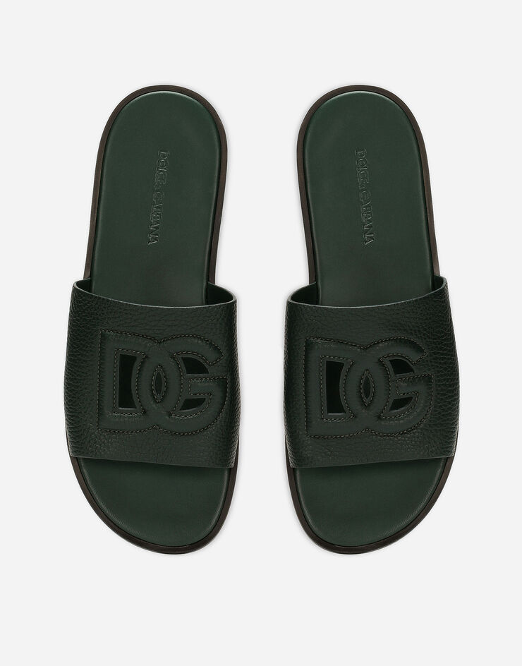 Dolce & Gabbana 鹿皮拖鞋 绿 A80397A8034