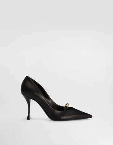 Dolce & Gabbana Pumps in polished goatskin Black CD1974A5738