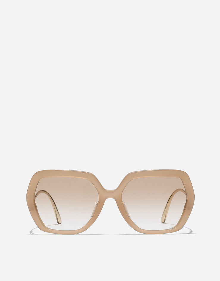 Dolce & Gabbana DG Crystal sunglasses 乳白米色 VG446AVP73B