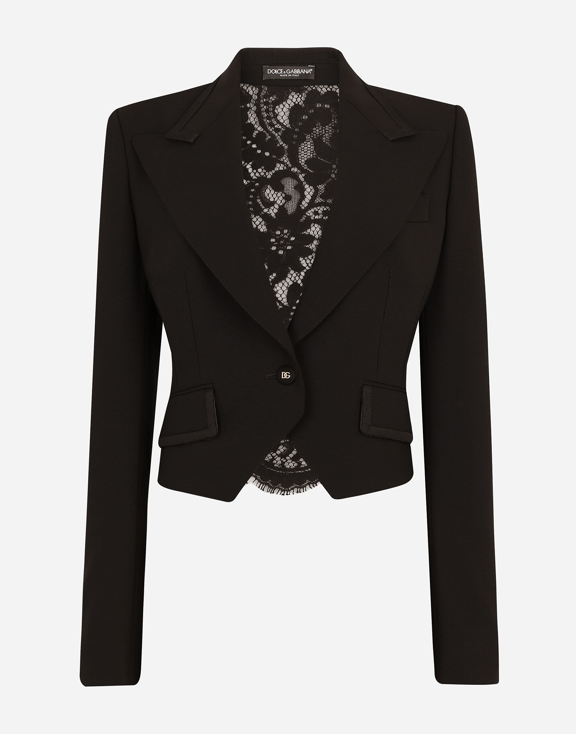 Lace back cheap jacket