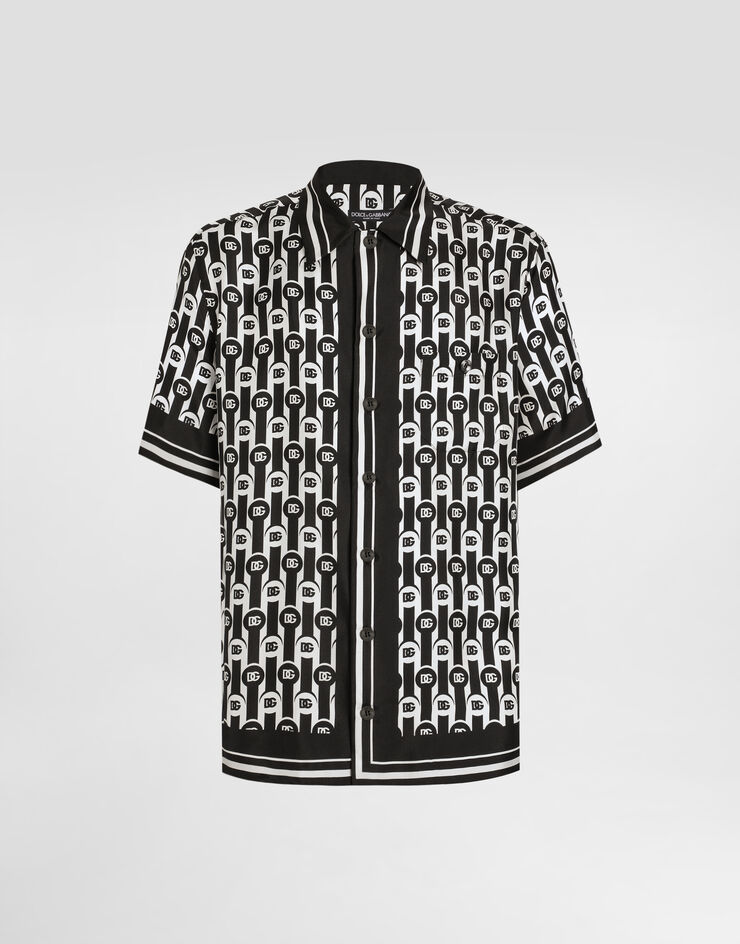 Dolce & Gabbana Hawaii printed silk twill shirt Print G5JH9THI1ZX