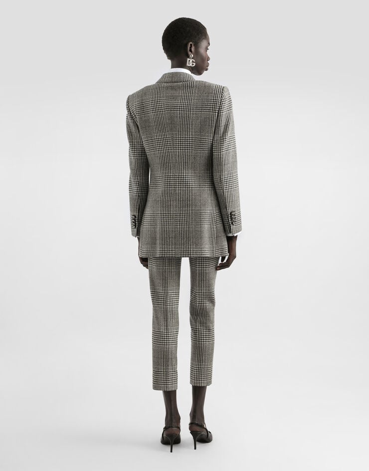 Dolce & Gabbana Chemise en popeline stretch Blanc F5G19TFUEEE