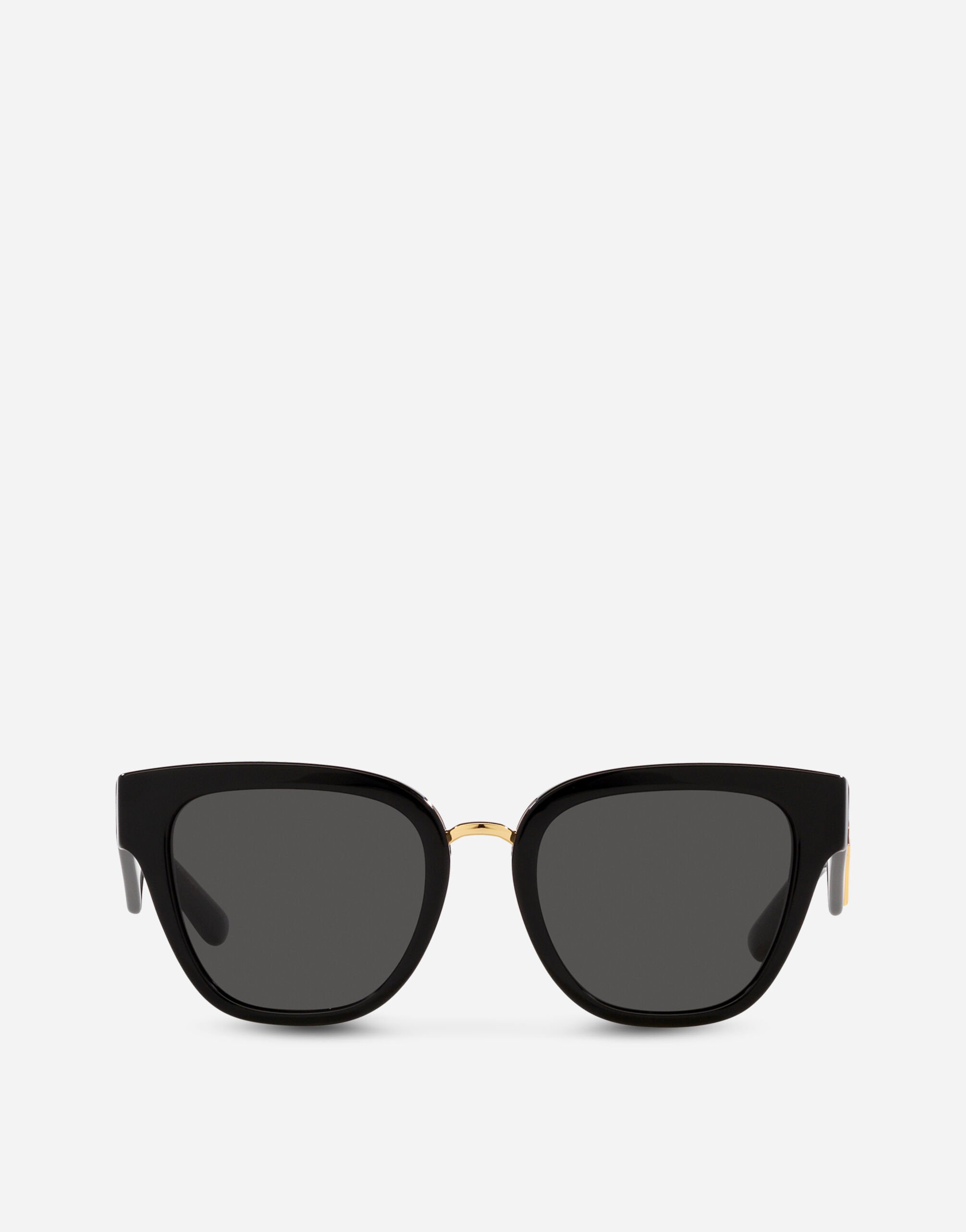 Dolce & Gabbana DG Crossed Sunglasses Print F6ZT0THS5M3