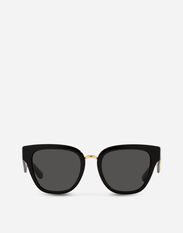 Dolce & Gabbana DG Crossed Sunglasses Black VG6187VN187