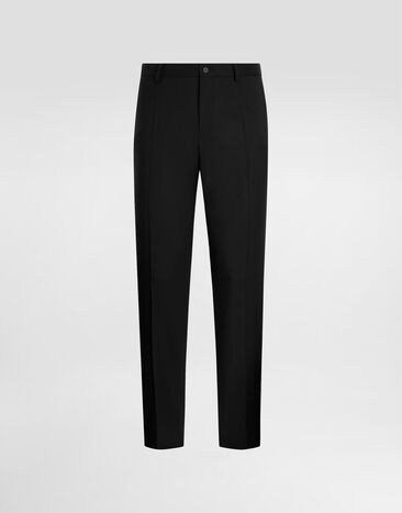 Dolce & Gabbana Pantalon en gabardine de laine  GY6FETFUBG4