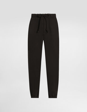 Dolce & Gabbana Jersey jogging trousers Black GP17ATG7PLA