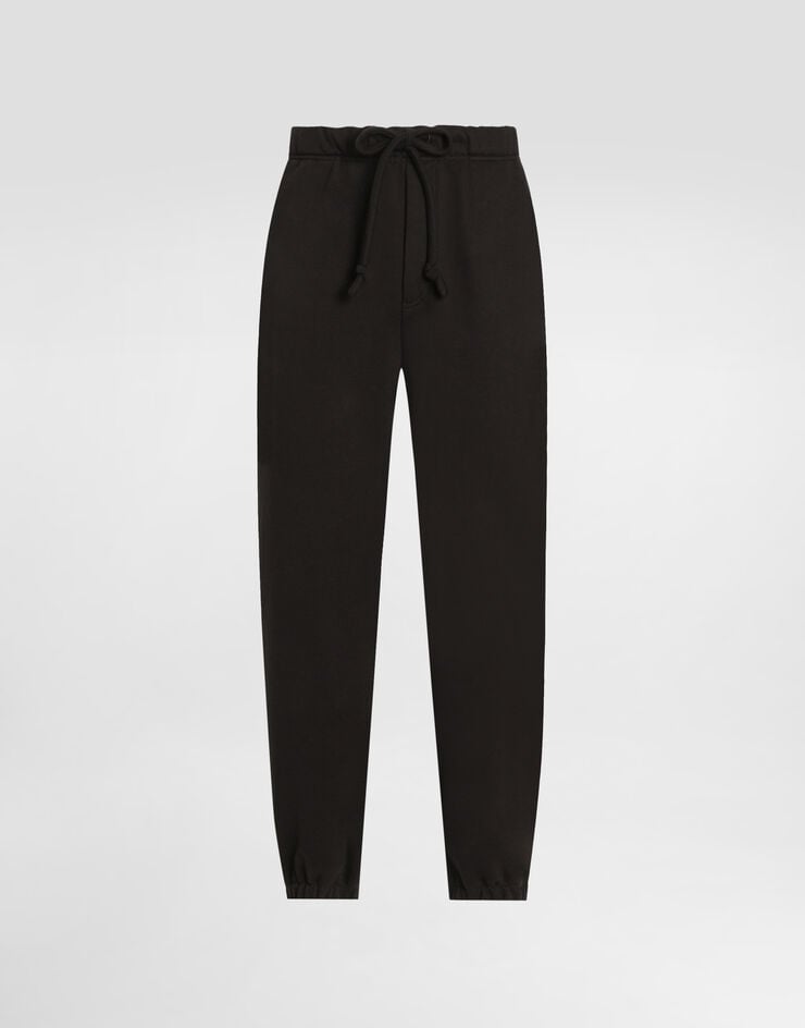 Dolce & Gabbana Jogginghose aus Jersey Black GP17ATG7PLA