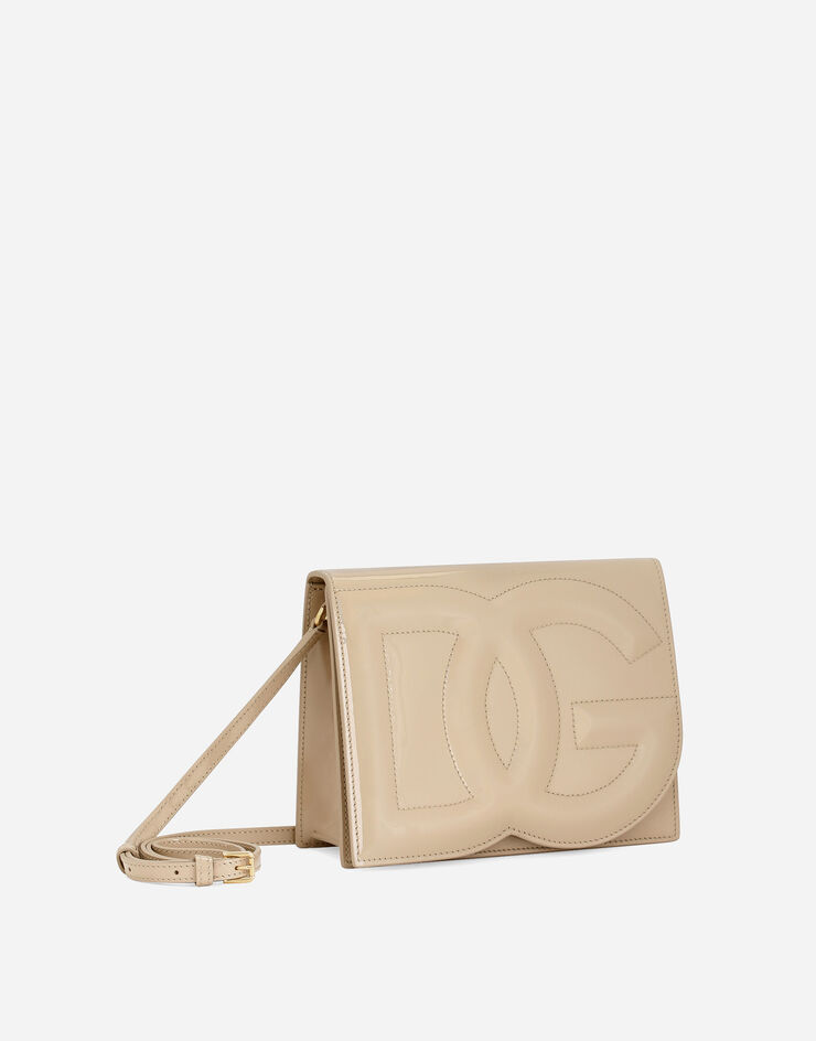 Dolce & Gabbana DG Logo 斜挎包 米色 BB7287A1471