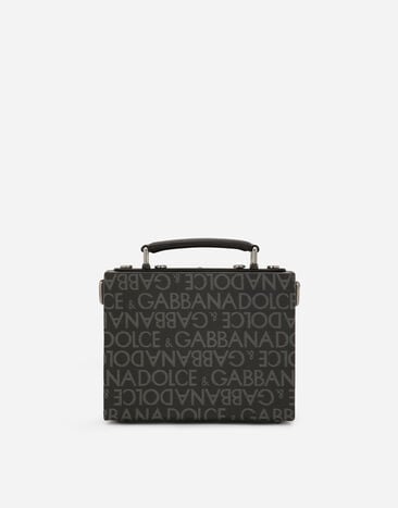 Dolce & Gabbana Coated jacquard box bag Brown BM3004A1275