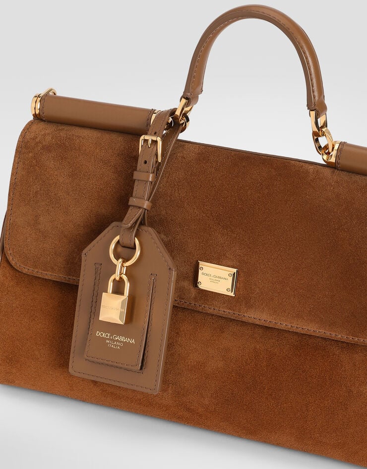 Dolce & Gabbana Medium My Sicily handbag in split calfskin Dolce & Gabbana Medium My Sicily handbag in split calfskin Multicolor BB7782BO903