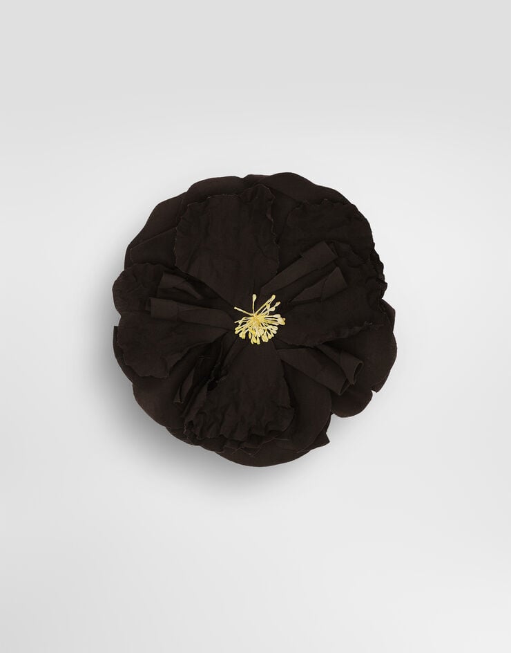 Dolce & Gabbana Floral poplin brooch Dolce & Gabbana Floral poplin brooch Brown GY008AGH869