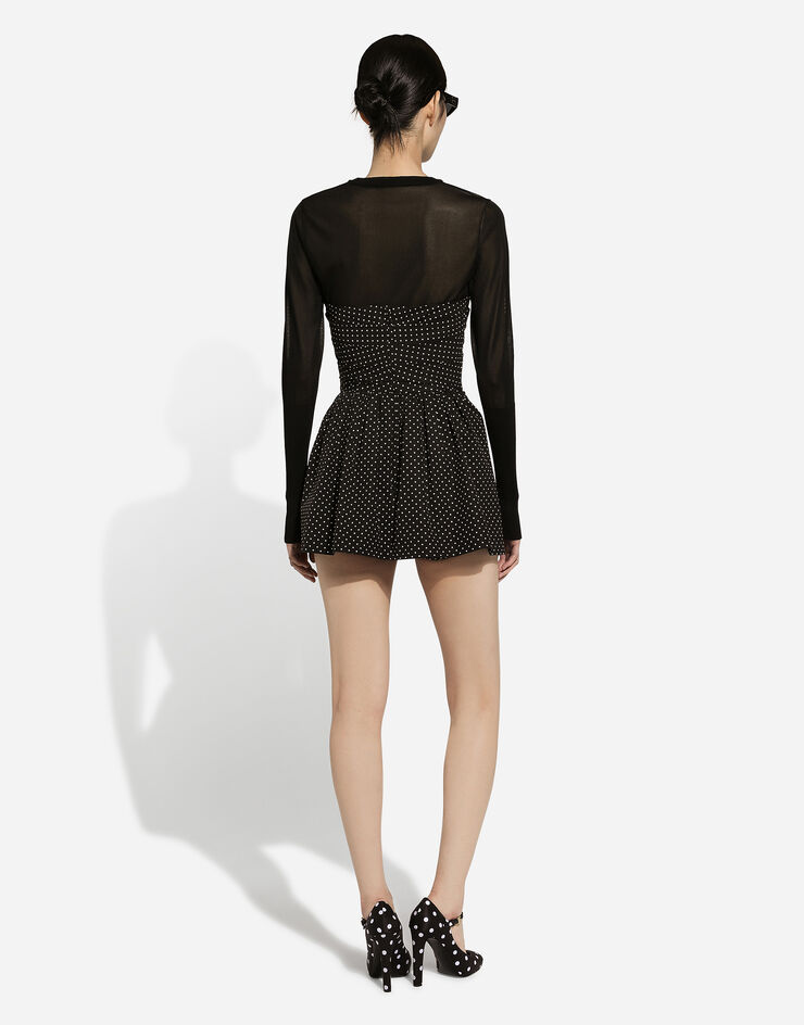 Dolce & Gabbana 비스코스 스웨터 블랙 FXM54TJAIM9