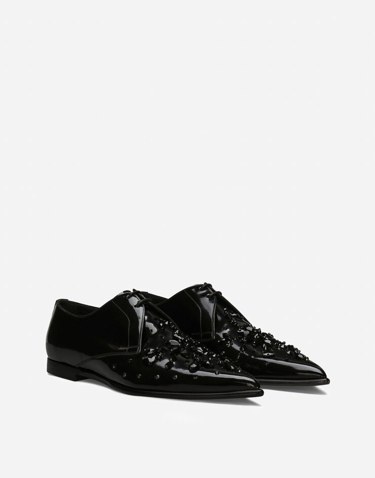 Dolce & Gabbana Calfskin Derby shoes Black A10813AI262