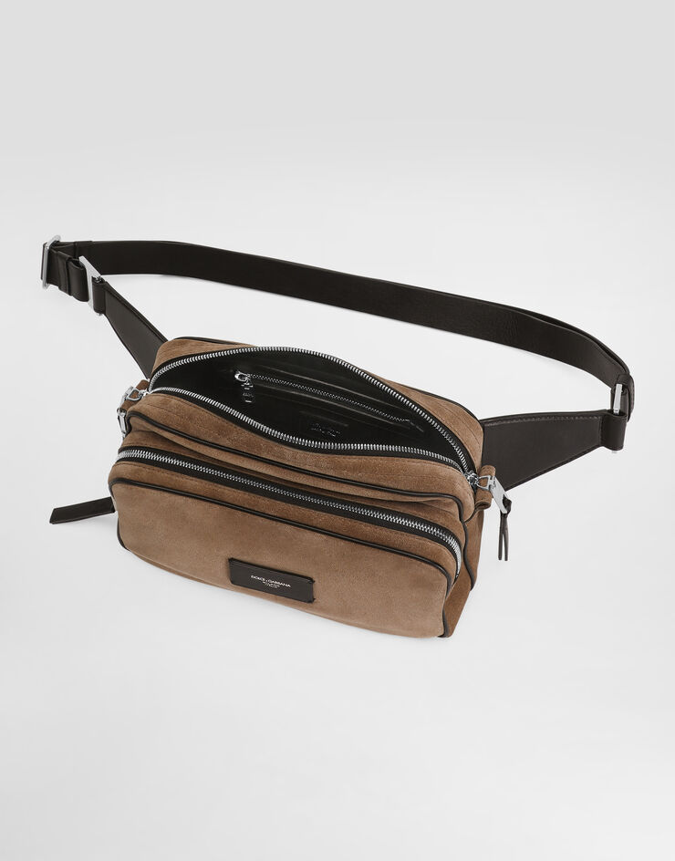 Dolce & Gabbana Leather and split calfskin belt bag Multicolor BM2527AG069