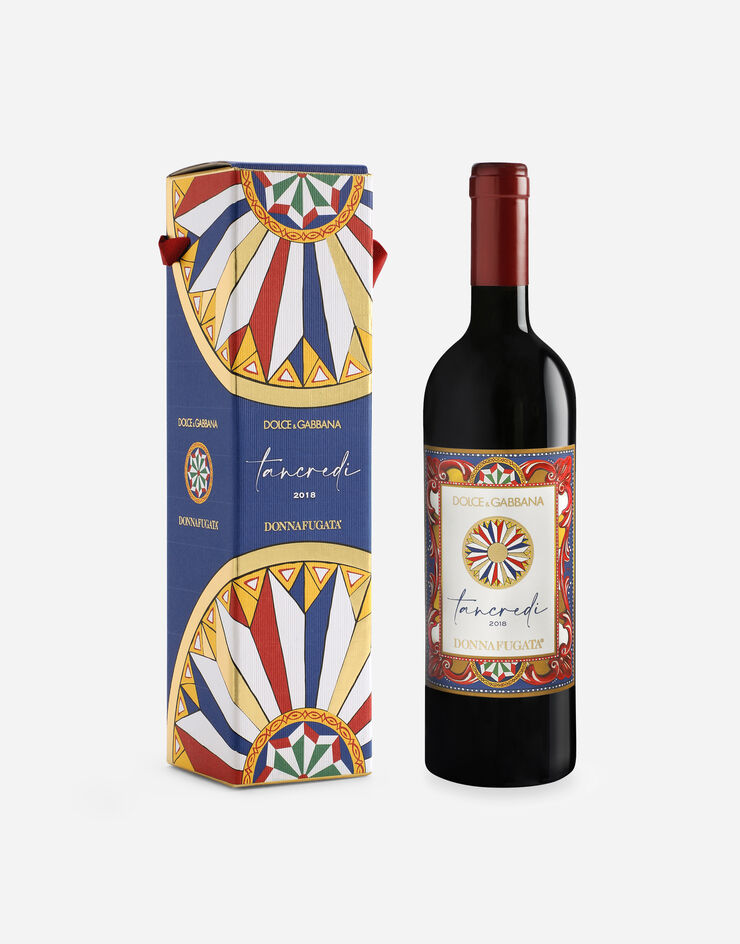Dolce & Gabbana TANCREDI 2018 - Красное вино Terre Siciliane IGT (0.75 л) Одиночная коробка Красное PW1801RES30