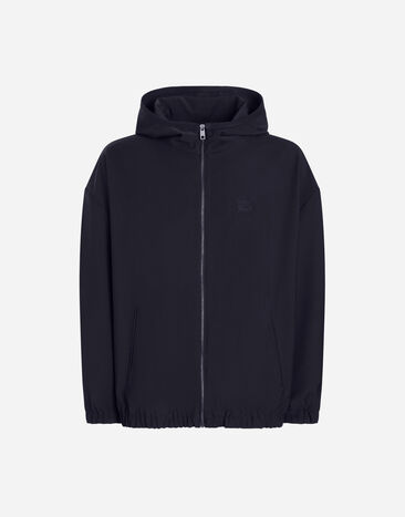 Dolce & Gabbana Hooded woolen jacket with tag Blue G9BMVTFURK8