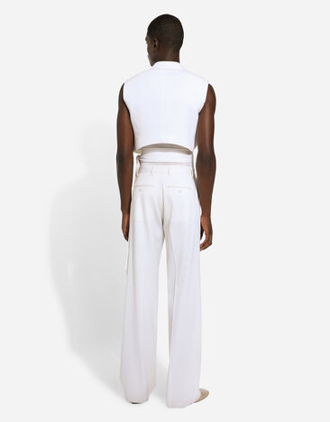 Dolce & Gabbana Tailored wool pants White GP01PTFU27J