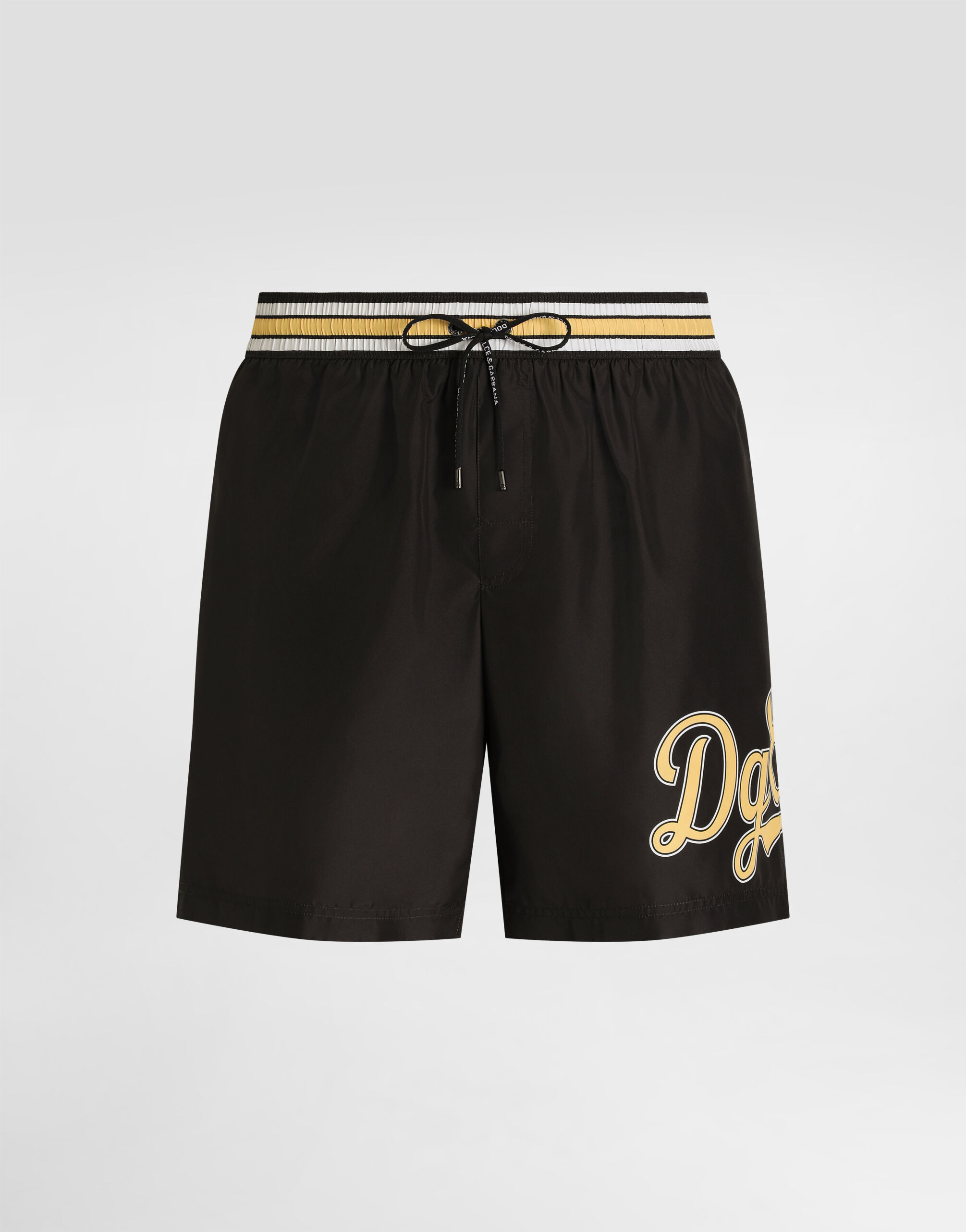 ドルチェ&ガッバーナ　スイムパンツ DOLCE&GABBANA (ドルチェ ＆ ガッバーナ) パッカブル ロゴプレート
