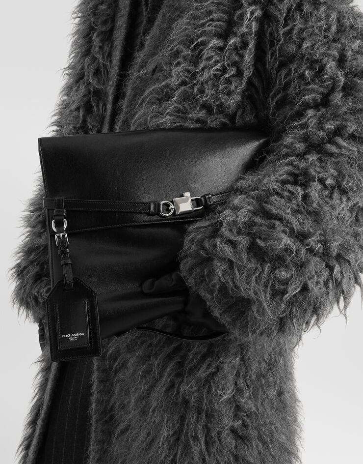 Dolce & Gabbana Lock calfskin clutch bag Dolce & Gabbana Lock calfskin clutch bag Black BM2771A3T05