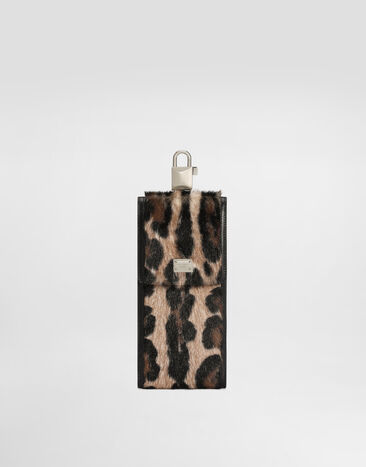 Dolce & Gabbana LEO kid leather pouch Multicolor BP3487A3T08