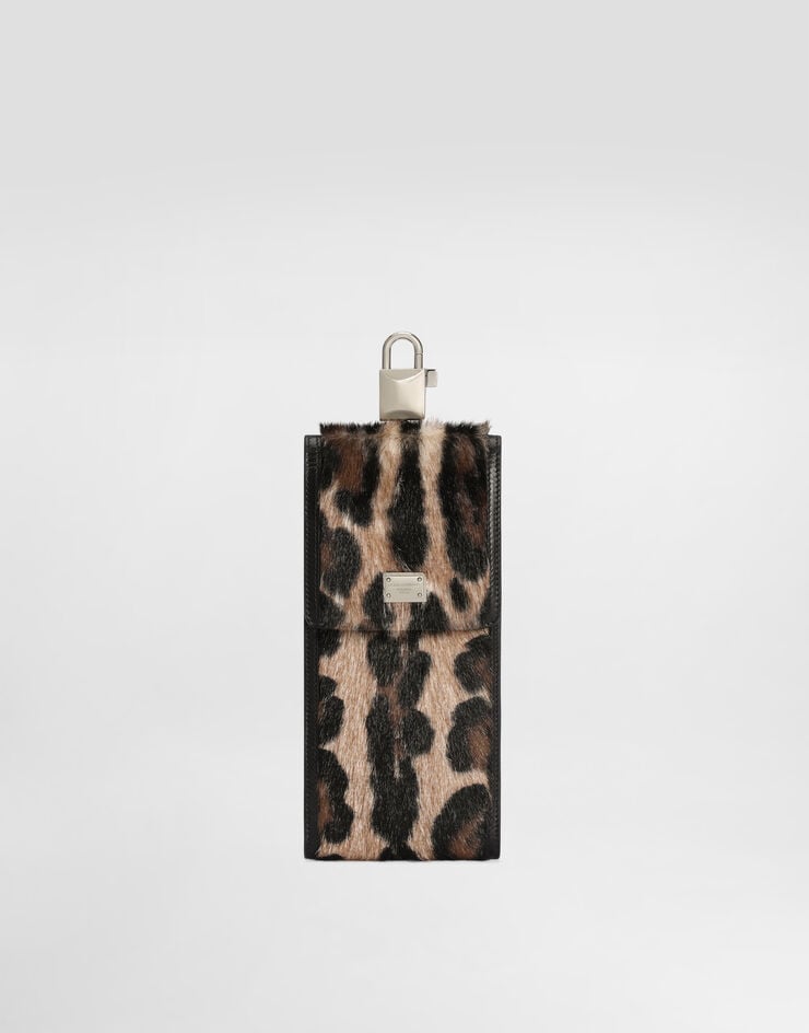 Dolce & Gabbana LEO kid leather pouch Dolce & Gabbana LEO kid leather pouch Multicolor BP3487A3T08
