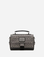 Dolce & Gabbana Jacquard crossbody bag Beige BM3004A8034