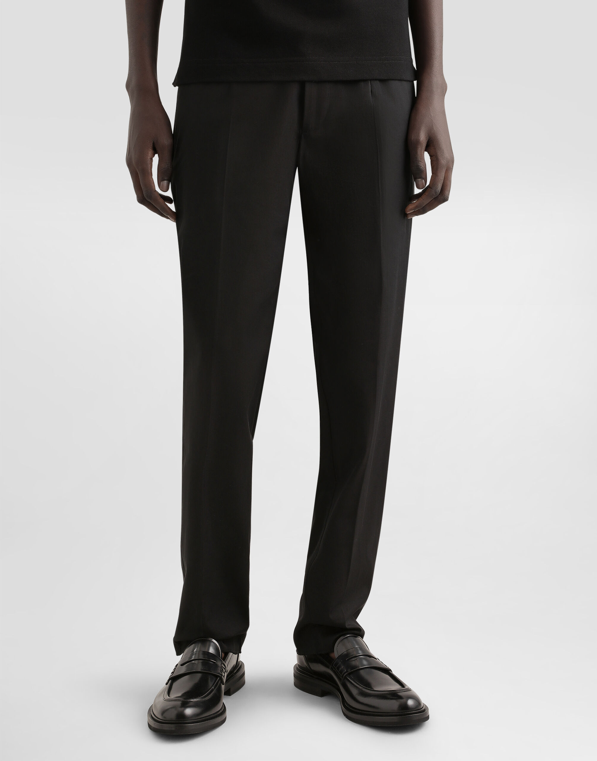 パンツ DOLCE&GABBANA Archive Straight Trousers PANTALONE in Black for Men | Dolce&Gabbana® US