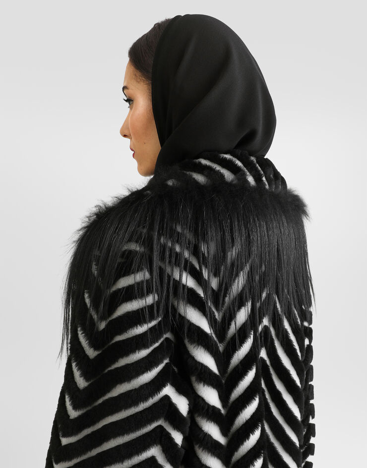 Dolce & Gabbana Mantel aus Shearling Dolce & Gabbana Mantel aus Shearling Mehrfarbig F0X0WFGDD7Q
