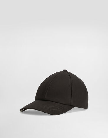 Dolce & Gabbana Gorra de béisbol de dril con estampado de mayólica Multicolor GH590AGJ454