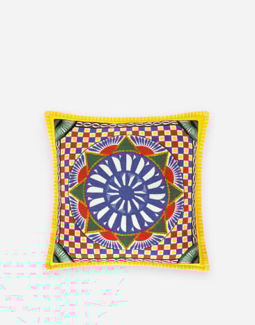 Dolce & Gabbana Cashmere Jacquard Cushion Medium Multicolor TCE008TCAF3