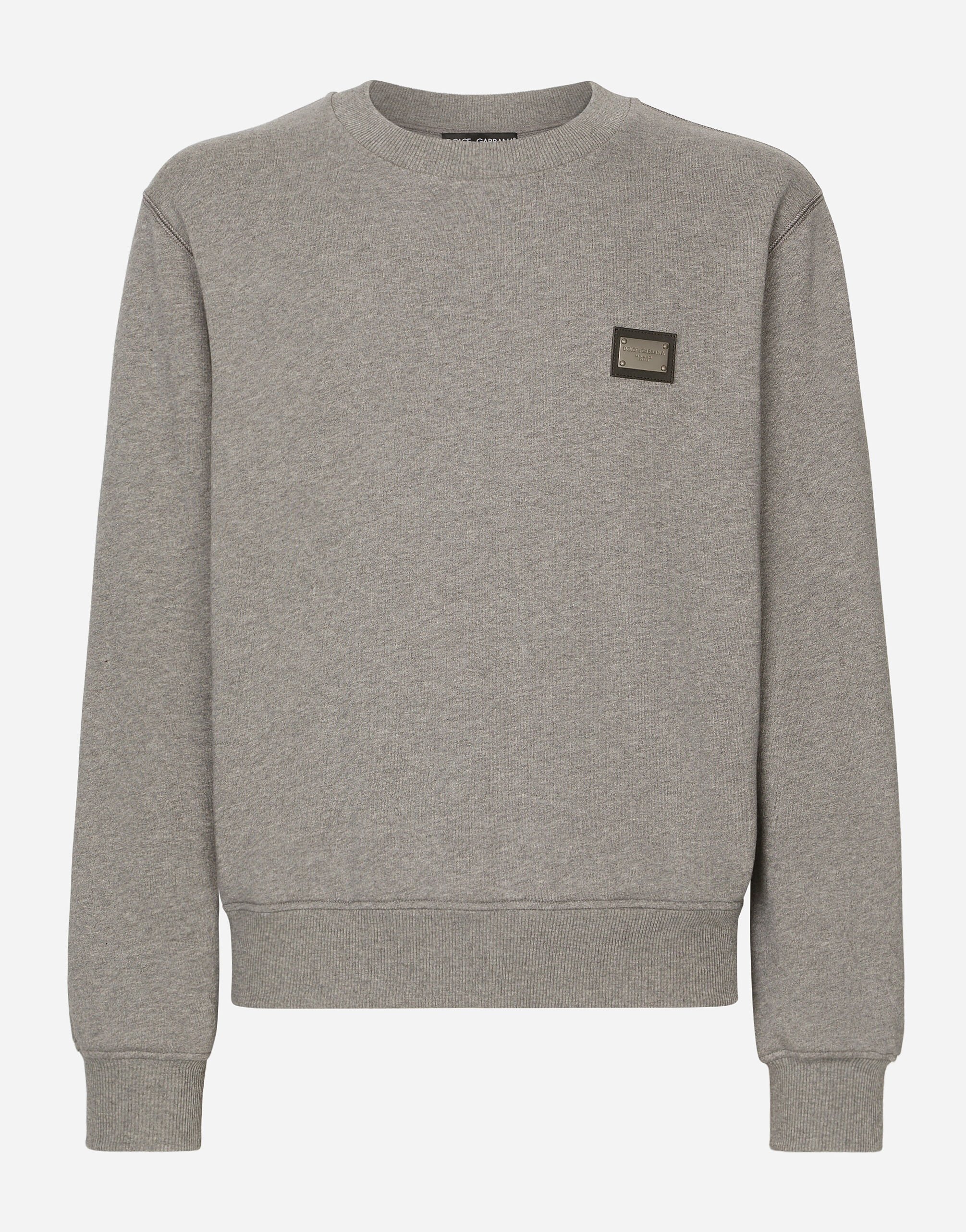 Dolce and gabbana grey sweatshirt outlet