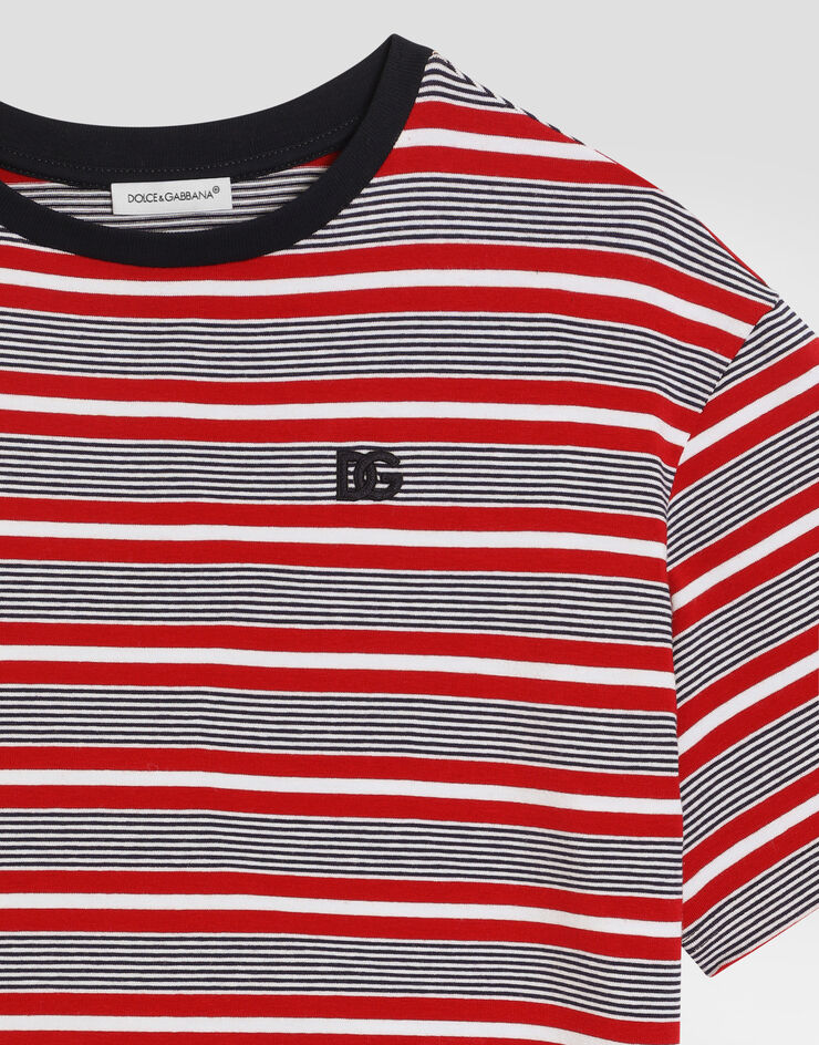 Dolce & Gabbana Striped jersey t-shirt Multicolor L4JTJWFBGAS