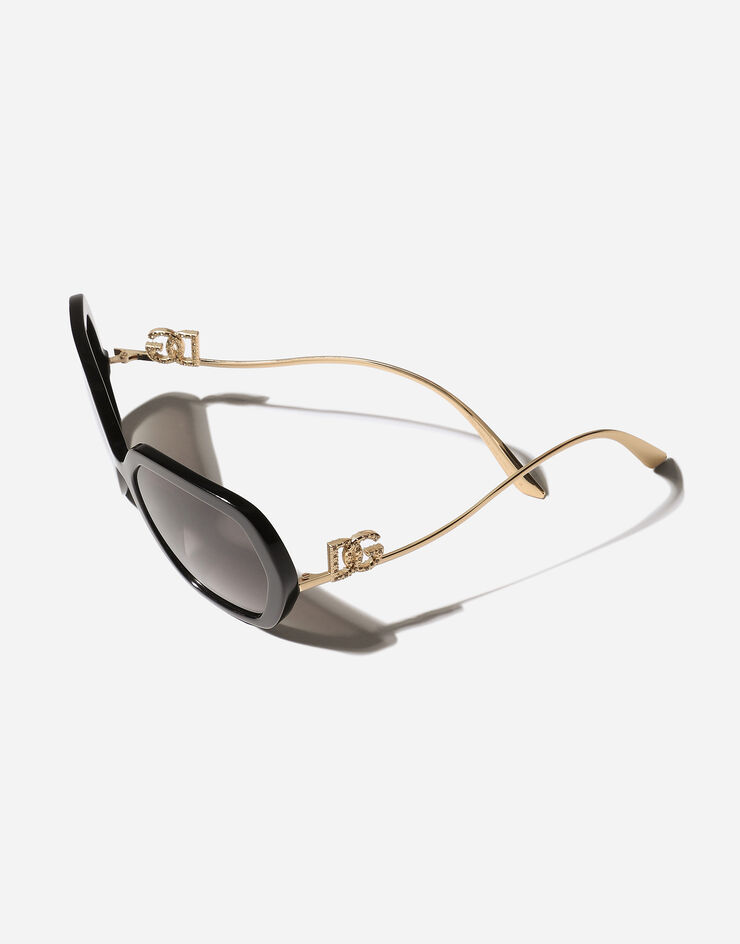 Dolce & Gabbana Солнцезащитные очки DG Crystal черный VG446GVP18G