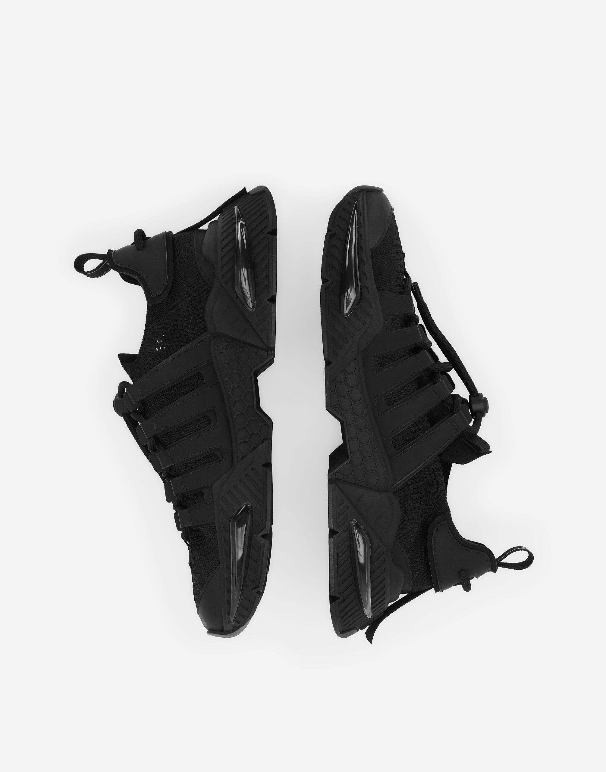 Sneakers Airmaster en matieres melangees en Noir pour homme Dolce Gabbana
