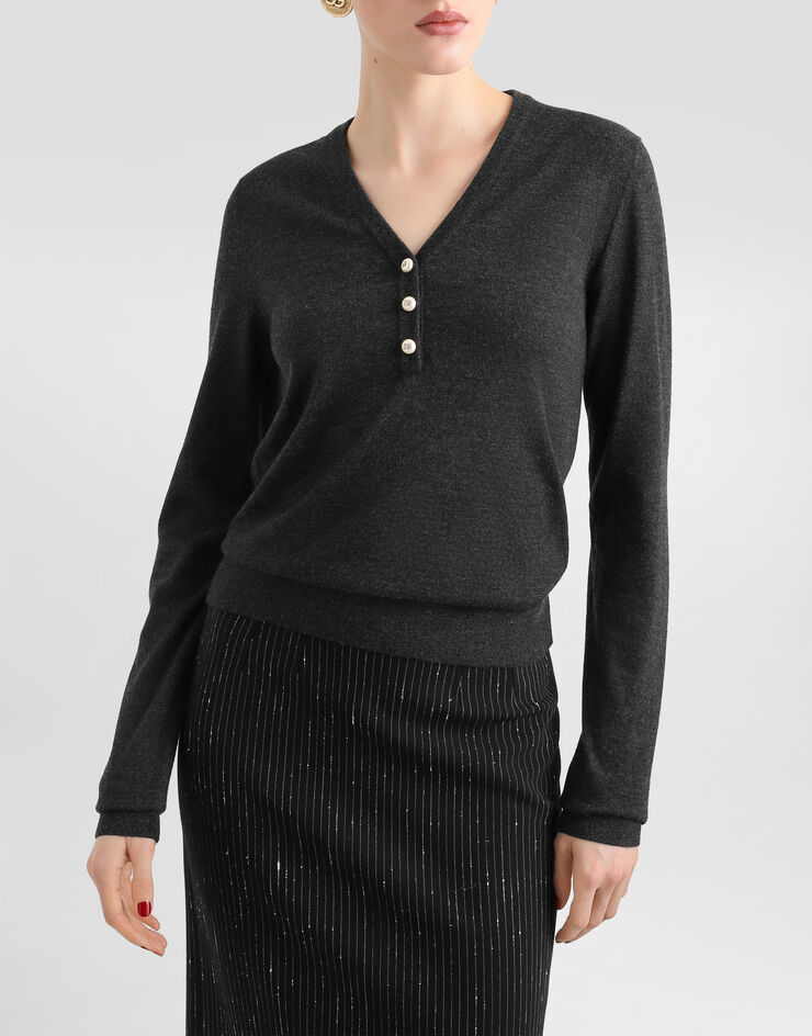 Dolce & Gabbana Cashmere pullover Grey FXY43TJBW2R