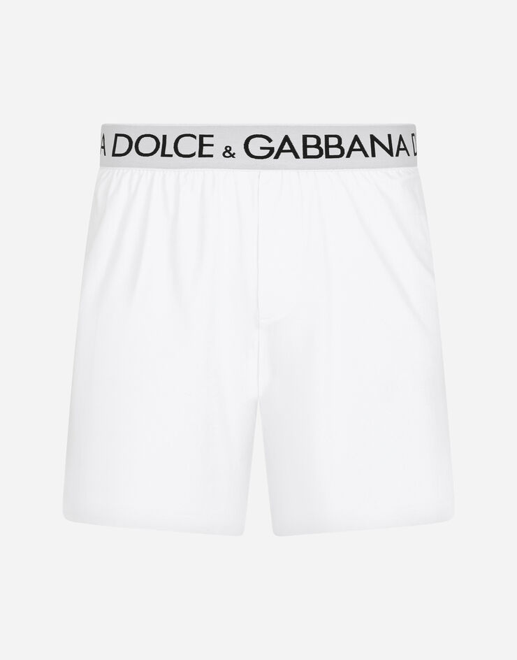 Dolce & Gabbana Two-way stretch cotton boxer shorts White M4B99JOUAIG