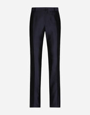 Dolce & Gabbana Tailored silk shantung pants Print GVUZATHI7X6