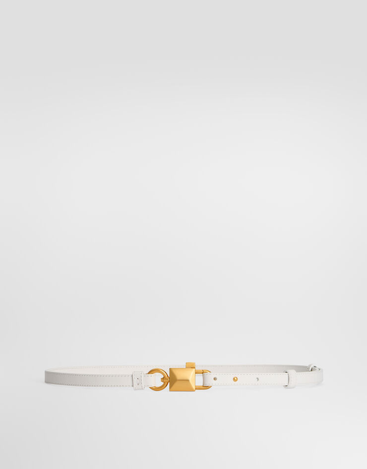 Dolce & Gabbana Calfskin belt Dolce & Gabbana Calfskin belt White BE1673AK274