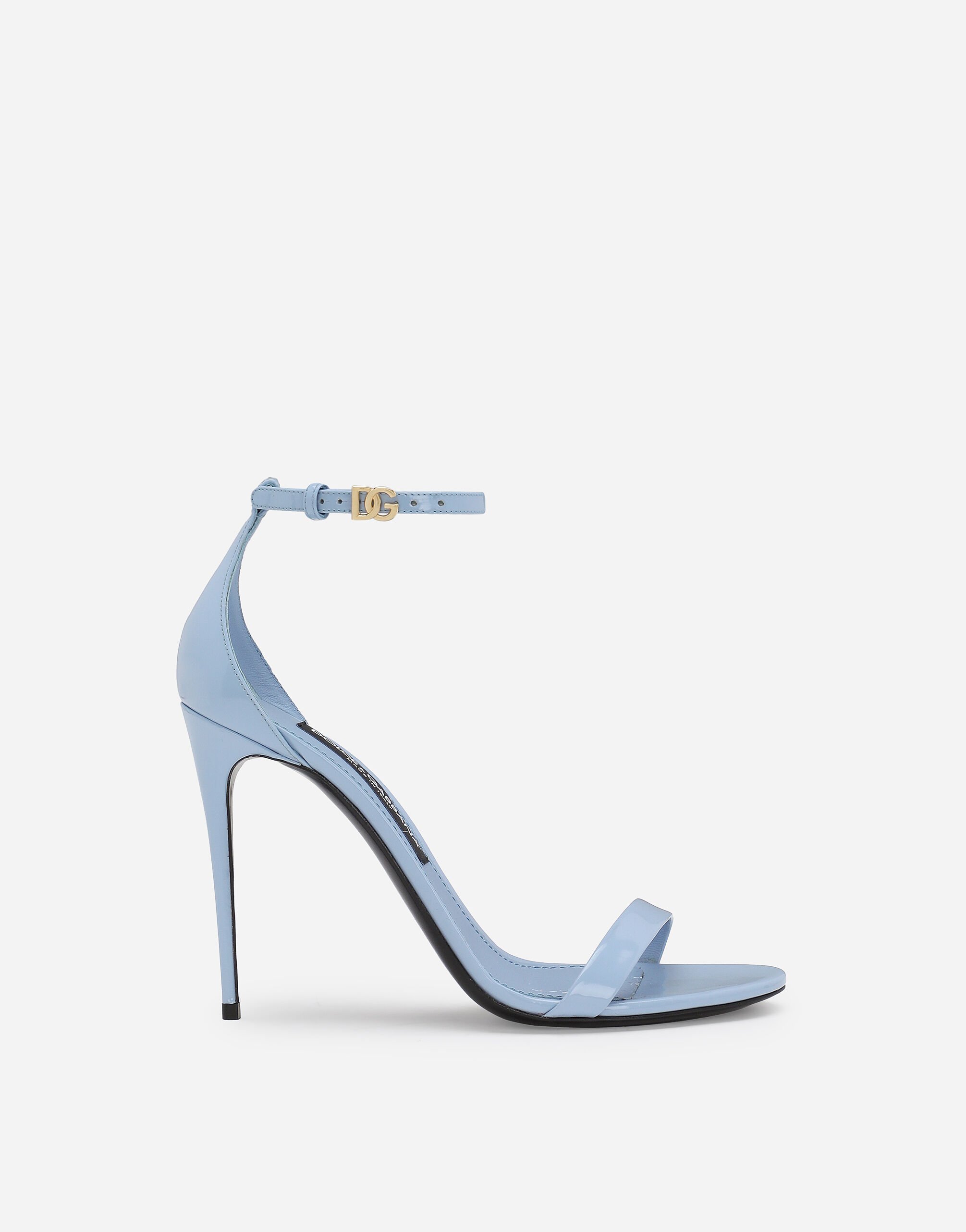 Pale blue sandals heels top
