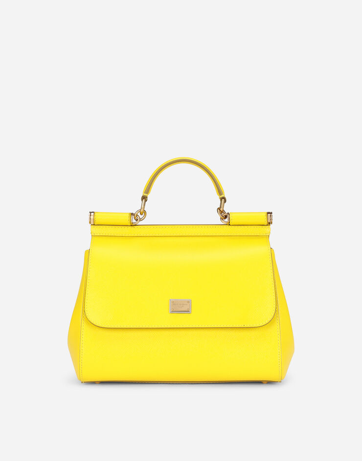 Dolce & Gabbana Bolso de mano Sicily grande Amarillo BB6002A1001