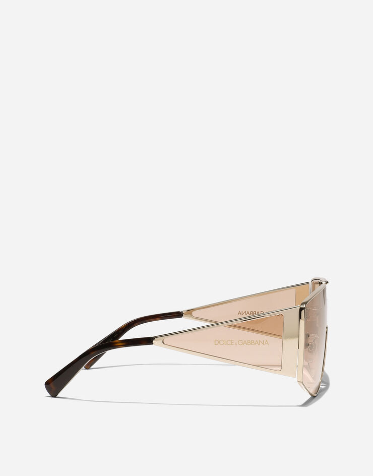Dolce & Gabbana Sonnenbrille DG Sharped Gold VG2305VM55A
