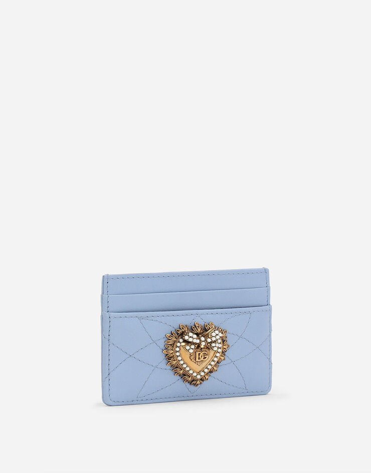 Dolce & Gabbana Tarjetero Devotion Azul Claro BI0330AV967