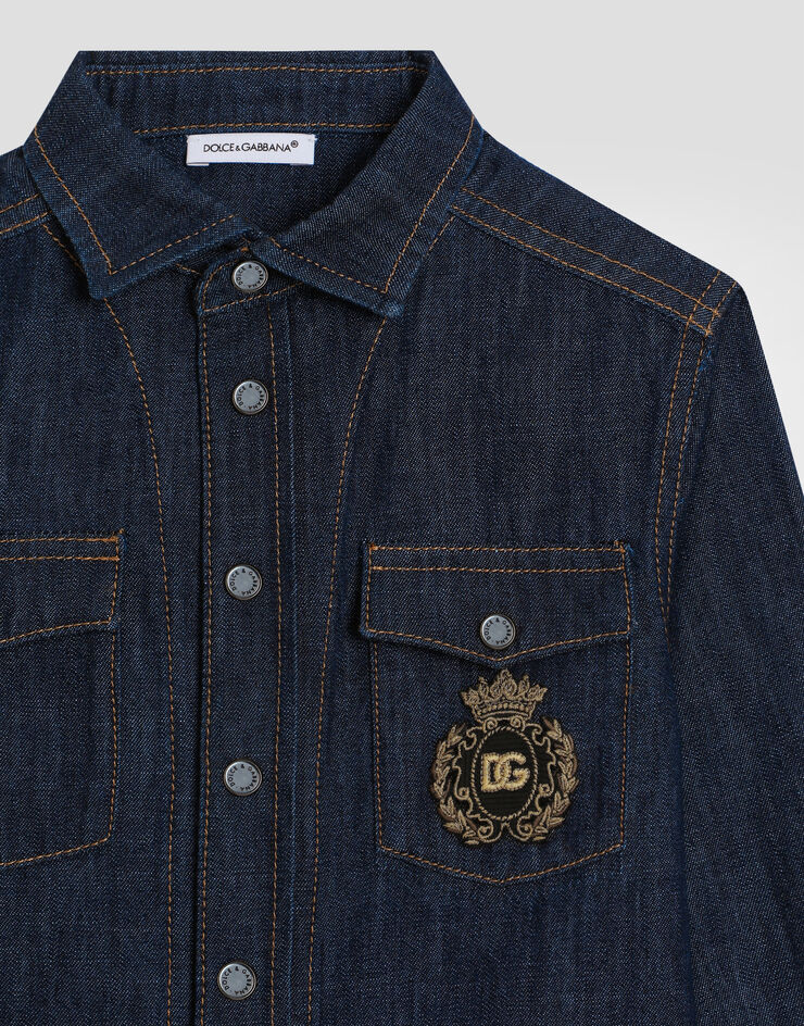 Dolce & Gabbana DG 徽标丹宁衬衫 多色 L44S34LDD12