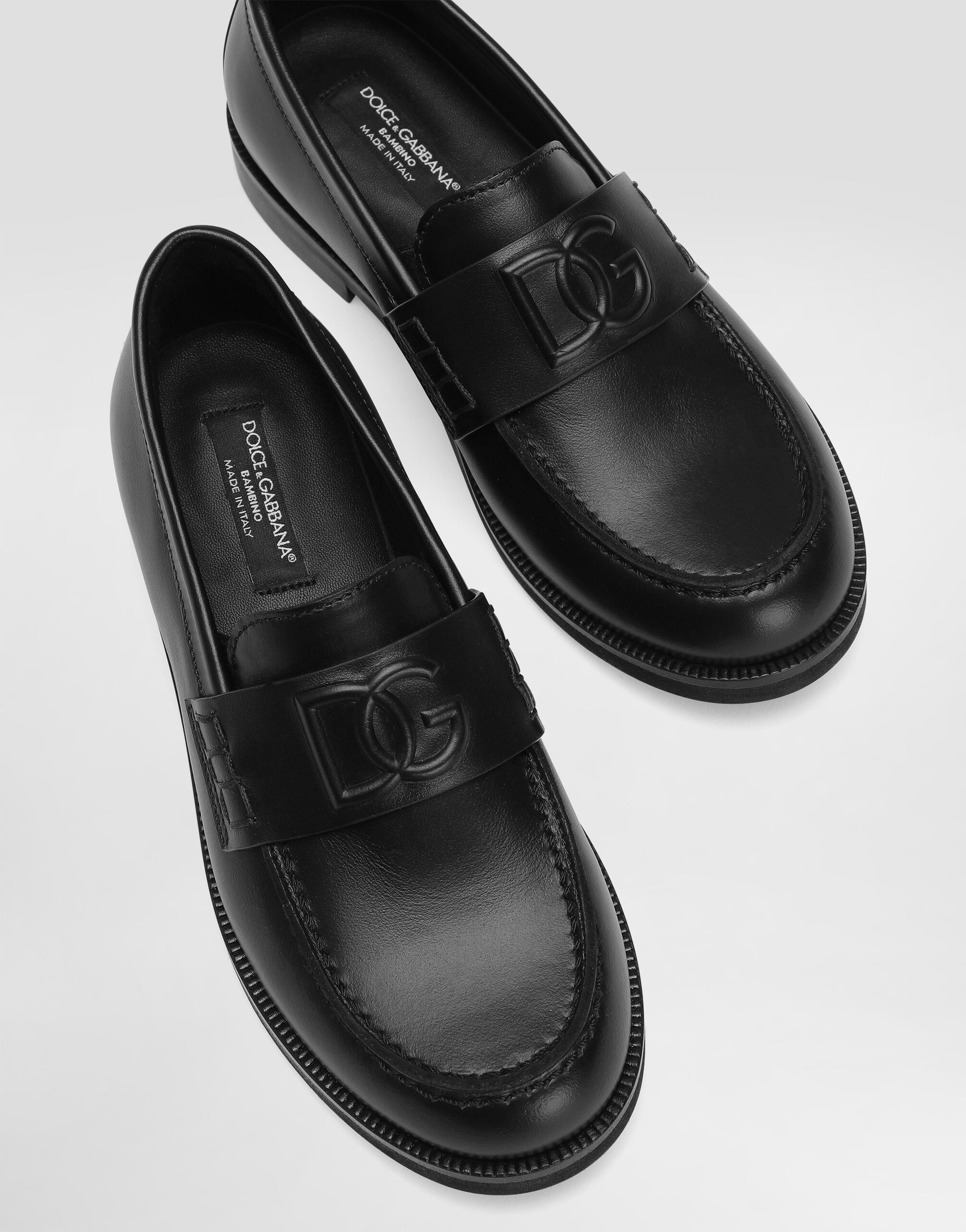 KCSK様DOLCE & GABBANAローファー Nappa calfskin loafers in Black for Men | Dolce&Gabbana® US